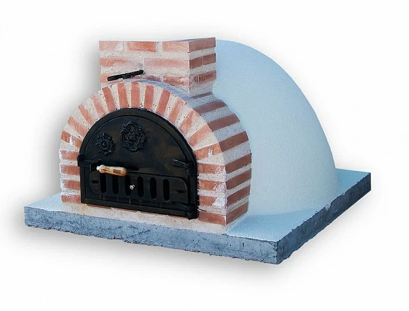 Horno de Pereruela con acabado monocapa de ladrillo refractario