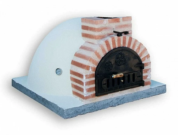 Horno de Pereruela con acabado monocapa de ladrillo refractario