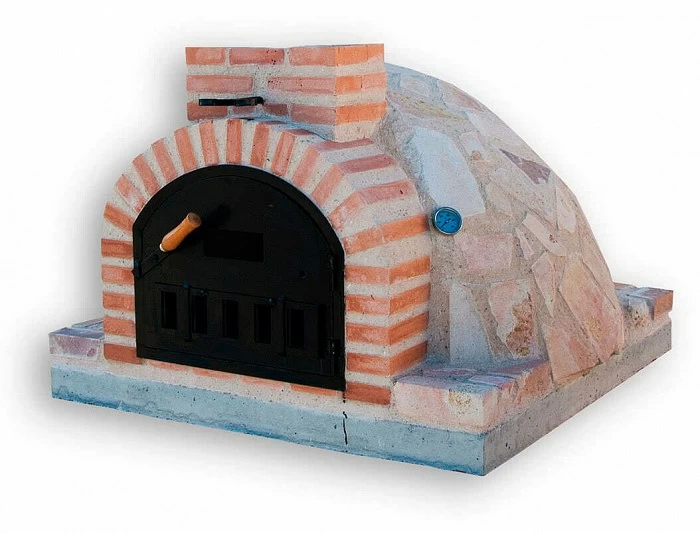 Horno de Pereruela en piedra blanca y ladrillo refractario
