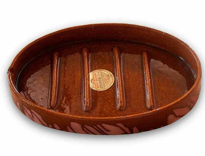 Asador ovalado de Pereruela para cochinillo