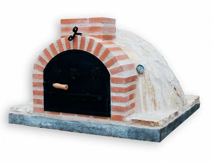 Horno de Pereruela en piedra blanca y ladrillo refractario