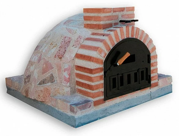 Horno de Pereruela en piedra blanca y ladrillo refractario